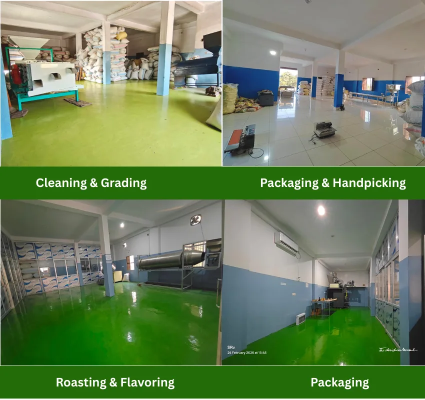 National Makhana Udyog - Factory & Packaging